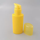 黄色いOem 30mlポンプ ディスペンサーのびんの化粧品の詰め替え式の包装