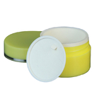 PMMA 30ml PSのプラスチック化粧品のクリーム色の瓶の円形の黄色