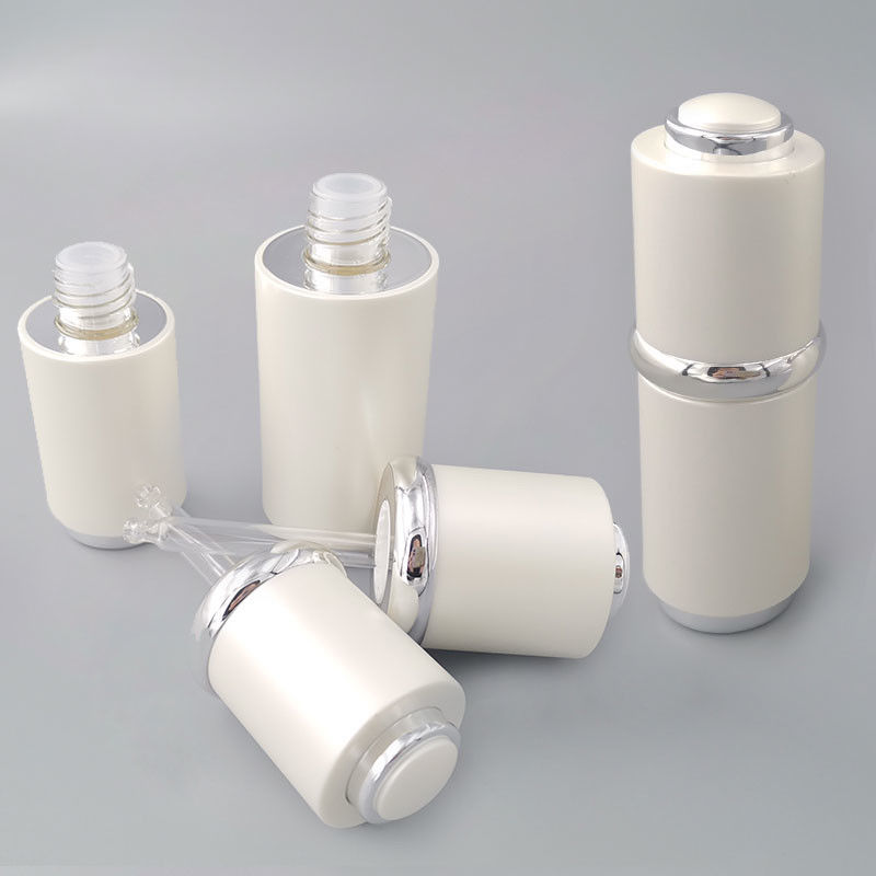 白い50ml化粧品の包装セットのEcoの点滴器のびんの出版物ポンプ瓶